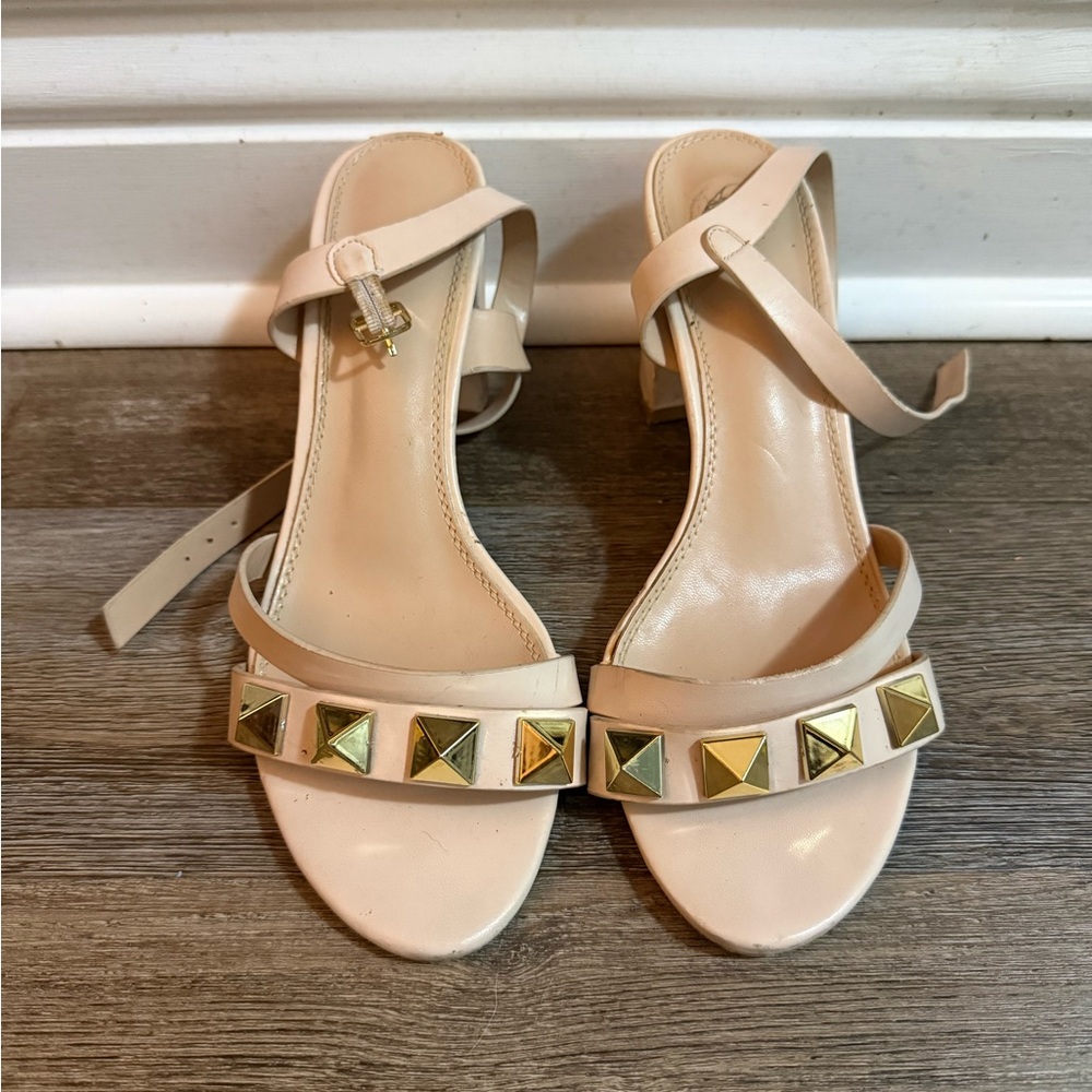 Nude High Heel Sandals